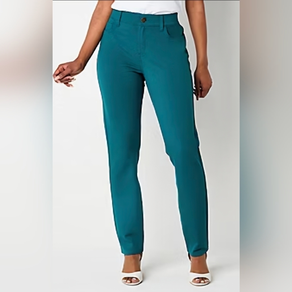 LIZ Claiborne Turquoise City Fit Skinny Jeans